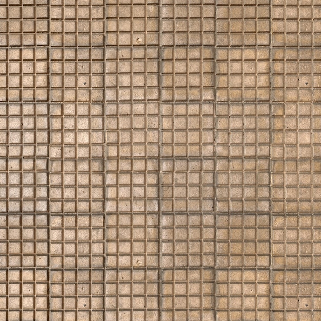 textura de fondo de baldosas de mosaico marrón abstractas, baldosas cuadradas de vista superior