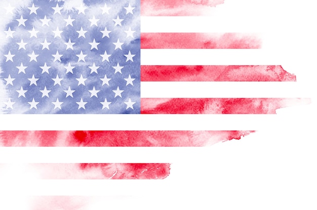 Textura de fondo de la bandera de Estados Unidos grunge