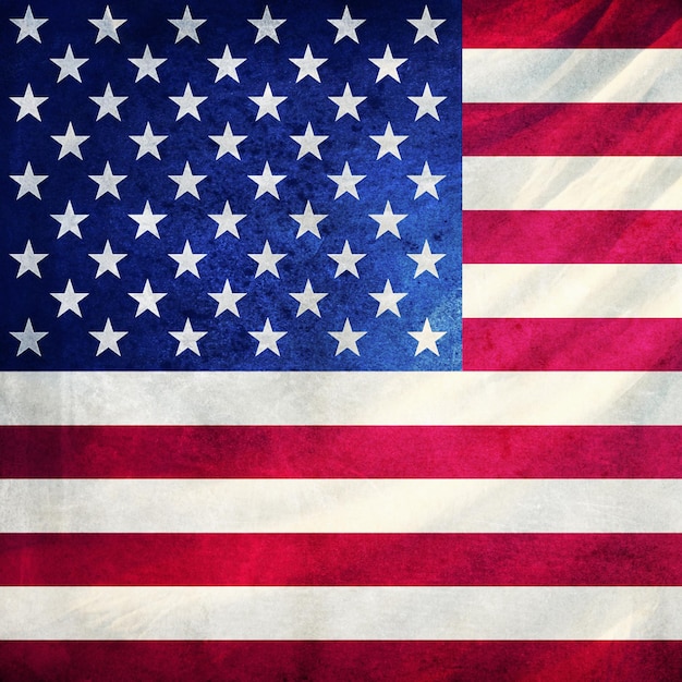 Textura de fondo de la bandera de Estados Unidos grunge