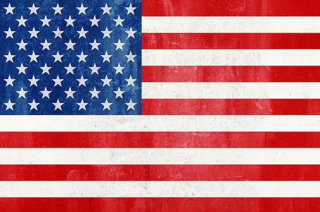 Textura de fondo de la bandera de Estados Unidos grunge