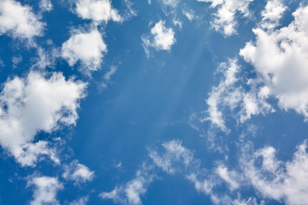 Foto textura de fondo de los cielos nublados