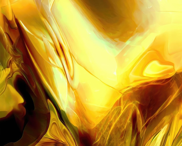 Textura de fondo de cristal amarillo fantasía hermosa abstracta de fósil