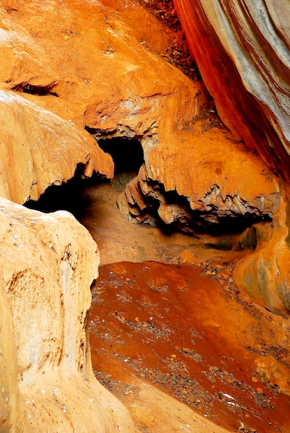 Foto textura de fondo de la cueva