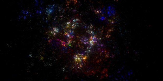 Foto textura de fondo del espacio exterior estrellado