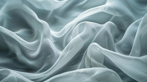 Textura de fondo geométrica y fluida que se asemeja a las ondas de seda o lana de algodón natural