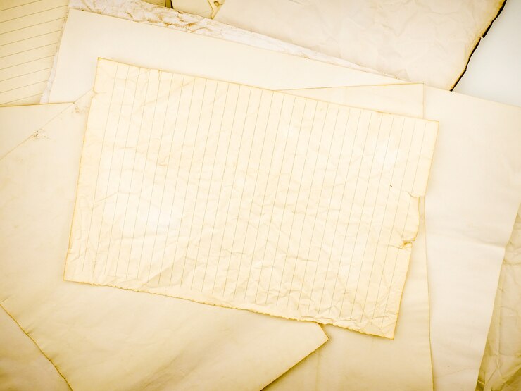 Textura de fondo de grunge de papel amarillento