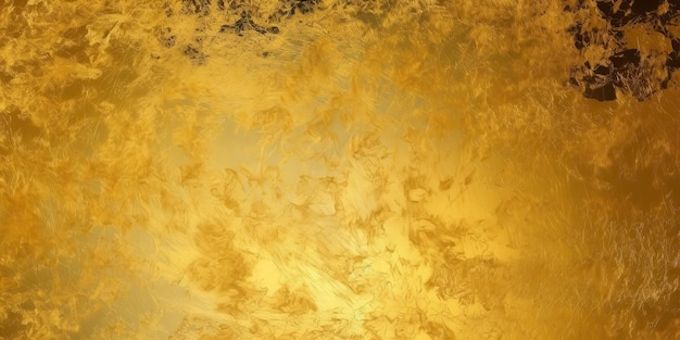 Textura de fondo de hoja de oro sin costuras patrón repetido de lámina metálica arrugada de color amarillo dorado brillante