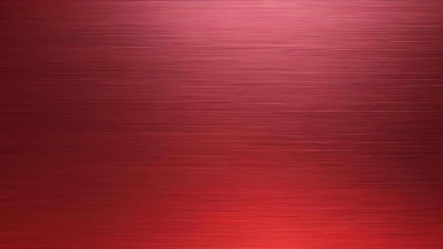 Foto textura de fondo horizontal de metal rojo brillante y cepillado