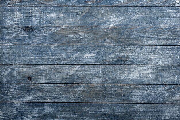 Textura de fondo de madera azul vintage. Antiguo muro de madera pintada