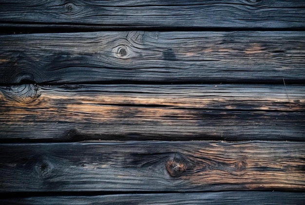 Textura de fondo de madera quemada