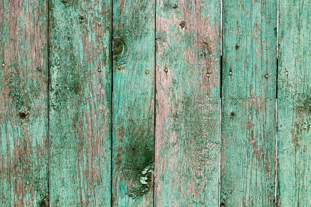 Textura de fondo de madera / tablones verdes de madera. Con espacio de copia.