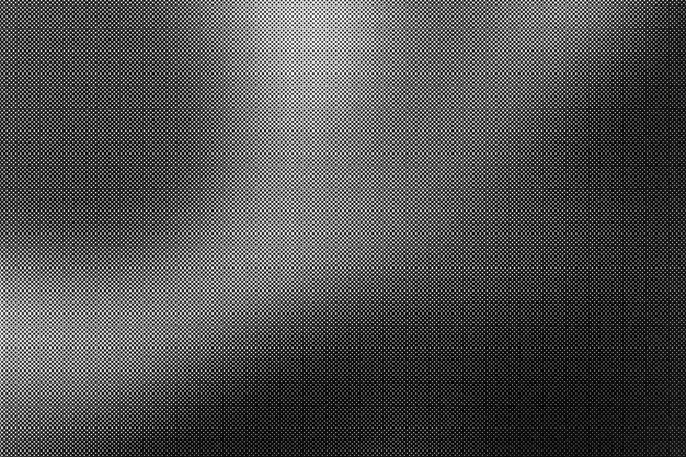 Textura de fondo de medio tono con gradiente negro y blanco