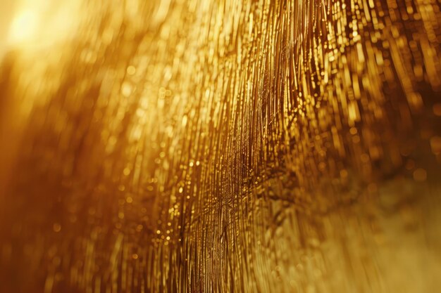 Textura de fondo metálico dorado con acabado cepillado