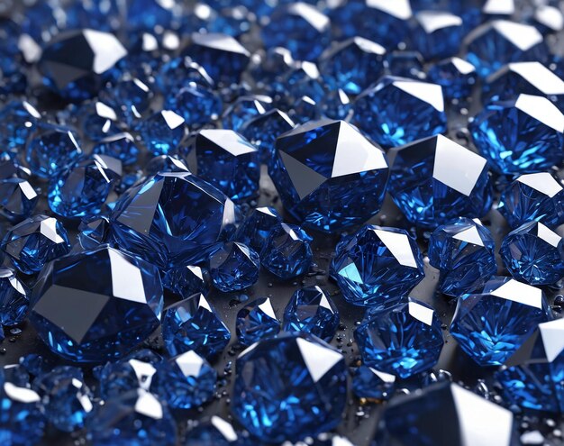 la textura del fondo un montón de diamantes azules