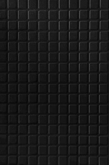 Textura de fondo de mosaico abstracto de ladrillo de cerámica negra