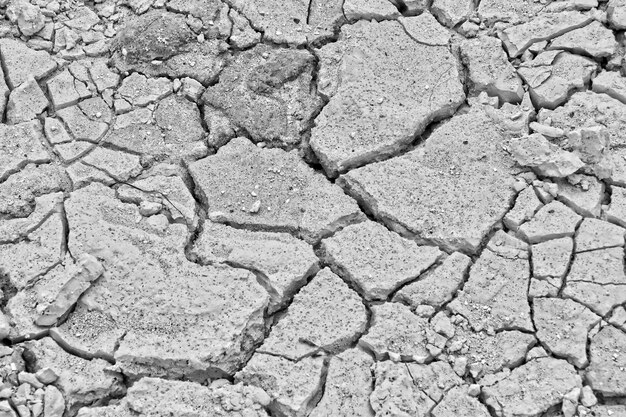 Foto textura de fondo natural de suelo de piedra caliza brillante agrietado y seco en turquía