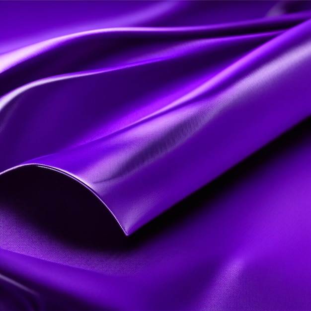 La textura de fondo de las ondas de tela púrpura