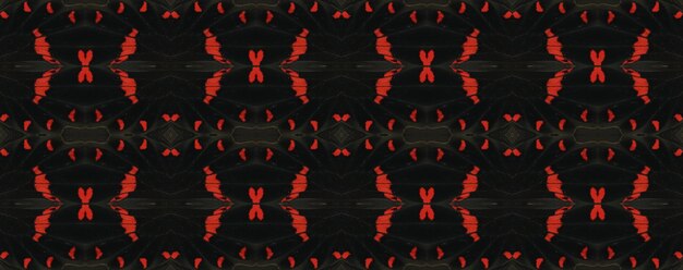 Textura de fondo de pachliopta de alas de mariposa de patrones sin fisuras rojo negro. Para cuaderno, tarjetas, impresión