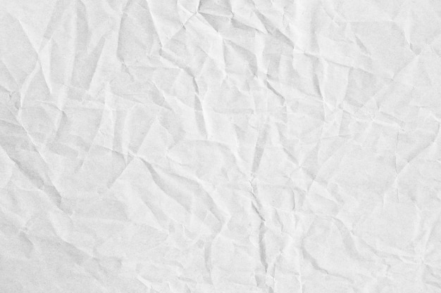 Foto textura de fondo de papel blanco arrugado
