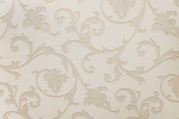 Foto textura de fondo de papel tapiz floral beige