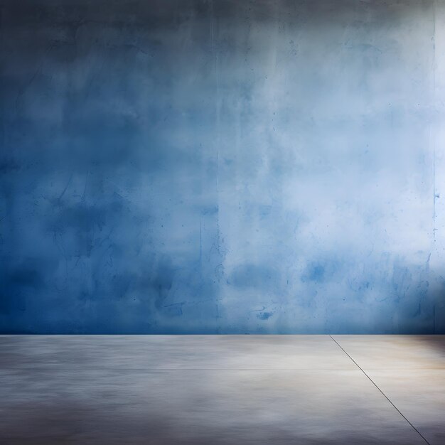 Textura de fondo de pared azul de hormigón