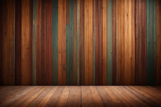 Textura de fondo de pared de madera teñida de época