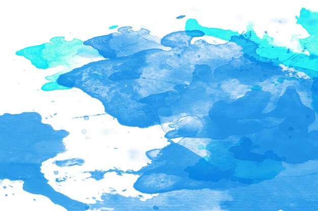 Textura de fondo pintada a mano de acuarela azul abstracto para telón de fondo
