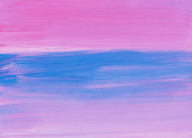 Textura de fondo de pintura abstracta, rosa pastel y azul