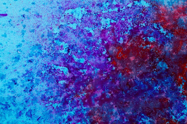 Textura de fondo de pintura colorida abstracta vista superior
