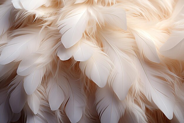 Textura de fondo de plumas coloridas Diseño realista artístico vibrante con detalles de alas exóticas