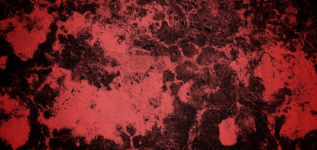 Textura de fondo rojo grunge abstracto paredes de fondo de pared rojo oscuro aterrador llenas de arañazos y manchas