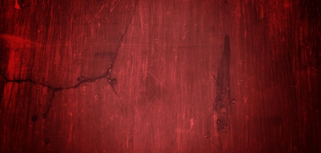 Textura de fondo rojo grunge abstracto paredes de fondo de pared rojo oscuro aterrador llenas de arañazos y manchas