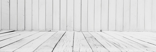 Foto textura del fondo de las tablas blancas de madera