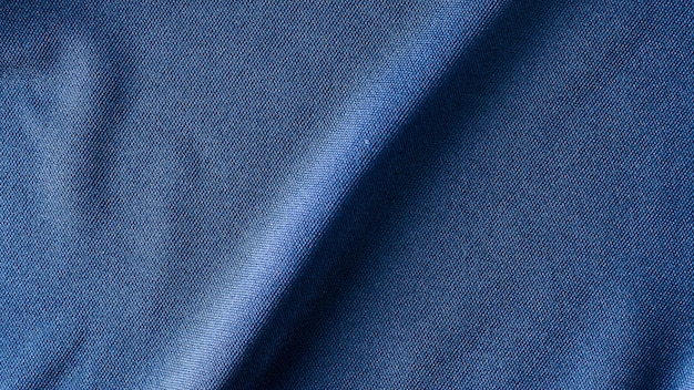 Textura de fondo de tela de tela azul