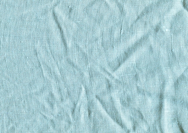 Textura de fondo de tela turquesa Fondo turquesa de un material textil