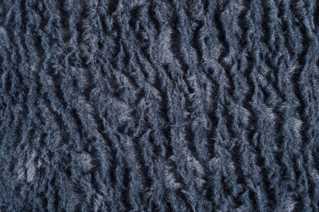Textura de fondo de vellón polar gris oscuro