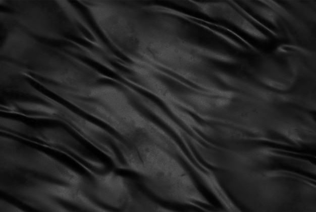 Foto textura genérica de seda negra sucia