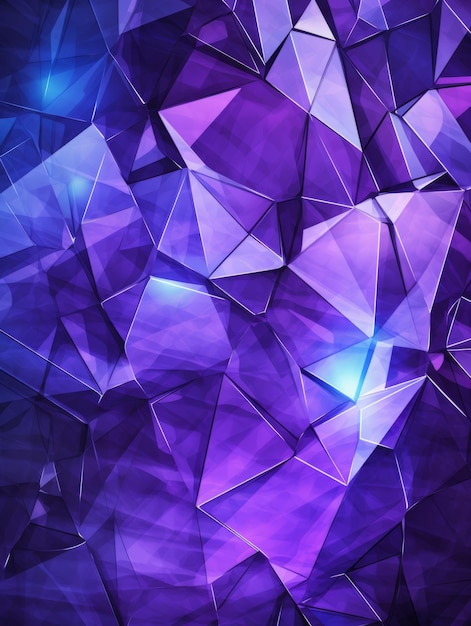 La textura geométrica abstracta creativa del vidrio violeta