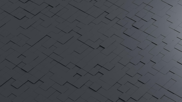 Textura geométrica abstrata moderna cultivável para fundo de negócios com uma estrutura de bloco quadrado Textura de parede com um padrão de telha de cubo 3D renderização em 3d