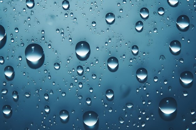 Foto la textura de las gotas de agua