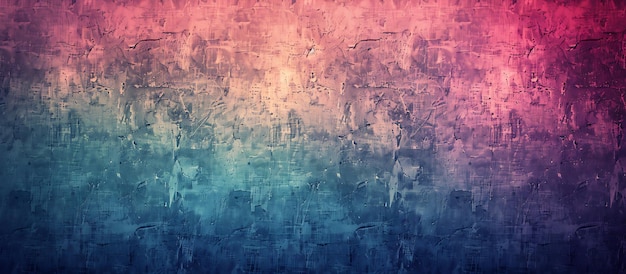Textura gradiente con colores crepusculares que crean un telón de fondo vintage con espacio de diseño
