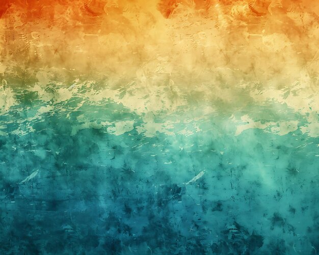 Textura gradiente con colores oceánicos que forman un telón de fondo vintage con un amplio espacio de diseño