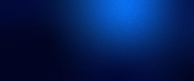 Textura de grano del estandarte de fondo azul oscuro con gradiente