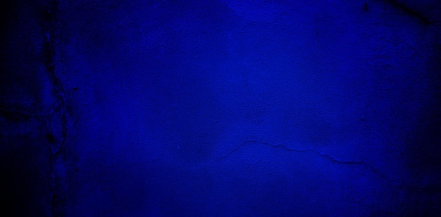 Textura grunge azul escura assustadora para o conceito de horror de parede azul escuro de fundo
