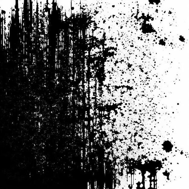 Textura grunge negra y blanca o texturas grunge angustiadas o fondo negro con líneas onduladas
