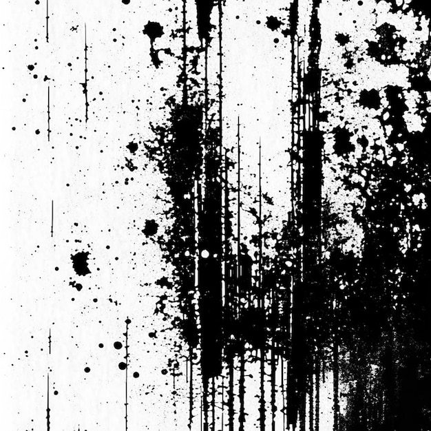 Textura grunge negra y blanca o texturas grunge angustiadas o fondo negro con líneas onduladas