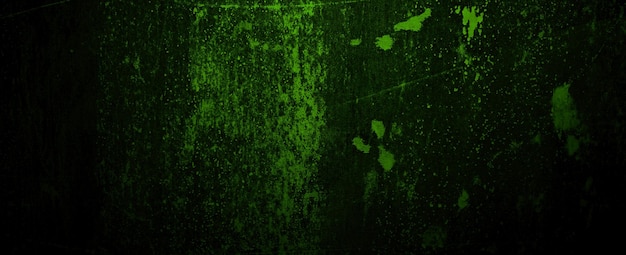 Textura grunge de pared verde. Cemento negro verde oscuro
