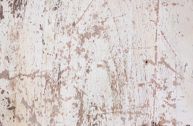 Textura Grunge, pintura blanca pelada de superficie de madera