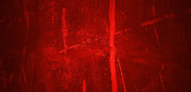 Textura de grunge rojo Resumen cemento de terror de hormigón de miedo para el fondo