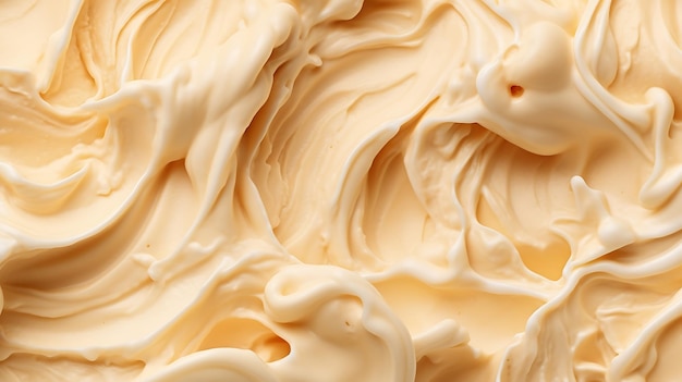 La textura del helado Butterscotch